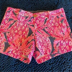 Lilly Pulitzer Navy & Pink Callahan Shorts